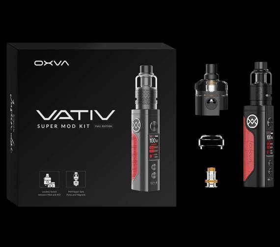 Oxva Vativ super mod kit - первый гибридный коннектор в pod-системах...