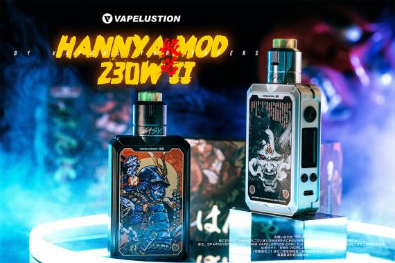 Vapelustion Hannya II box mod 230W - апгрейд знакомого комикс-бокса..