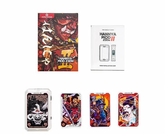 Vapelustion Hannya II box mod 230W - апгрейд знакомого комикс-бокса..