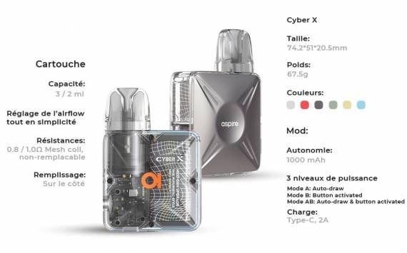 Aspire Cyber X POD kit