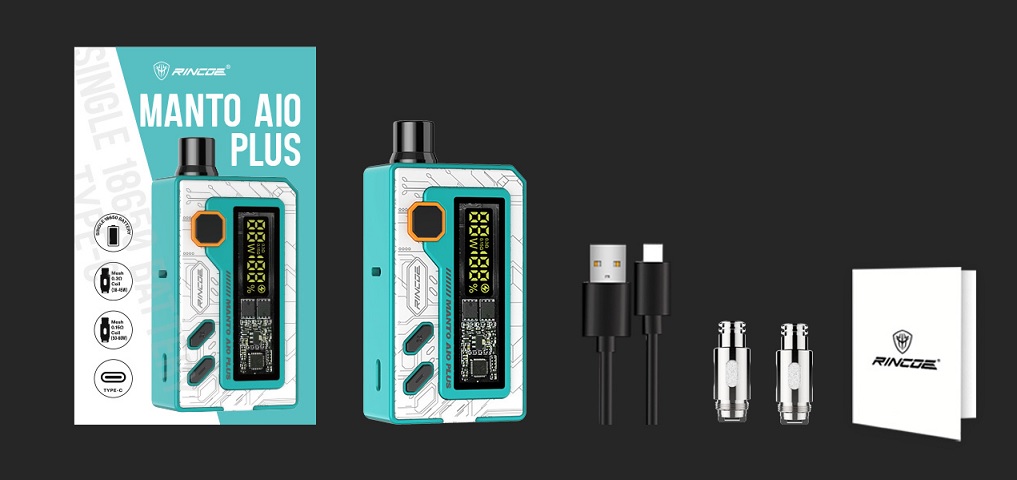 Rincoe Manto AIO Plus Pod Kit комплектация