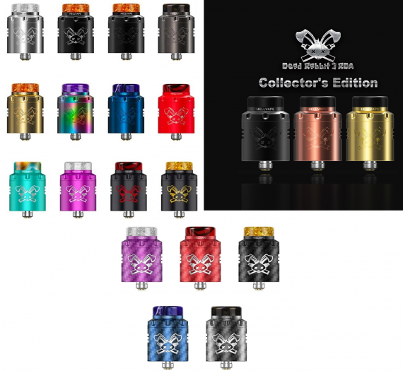 Цветовая палитра Hellvape Dead Rabbit 3 RDA